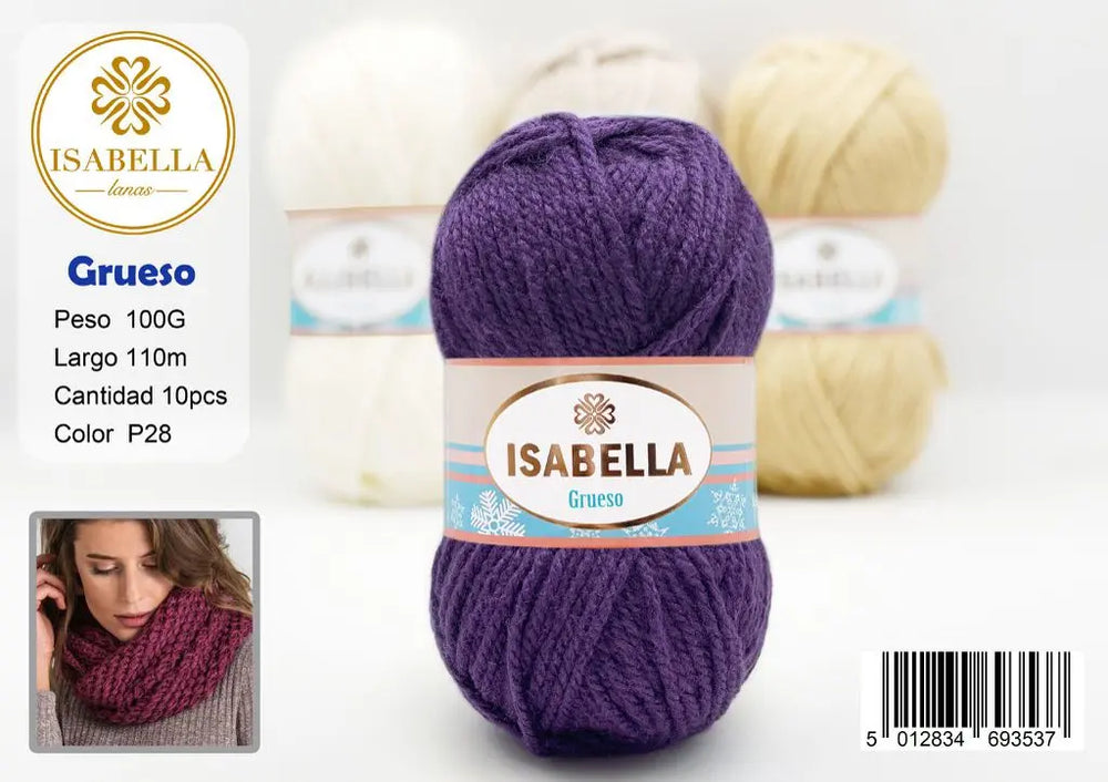 OVILLO HILO ISABELLA GRUESO ISABELLA 纱线