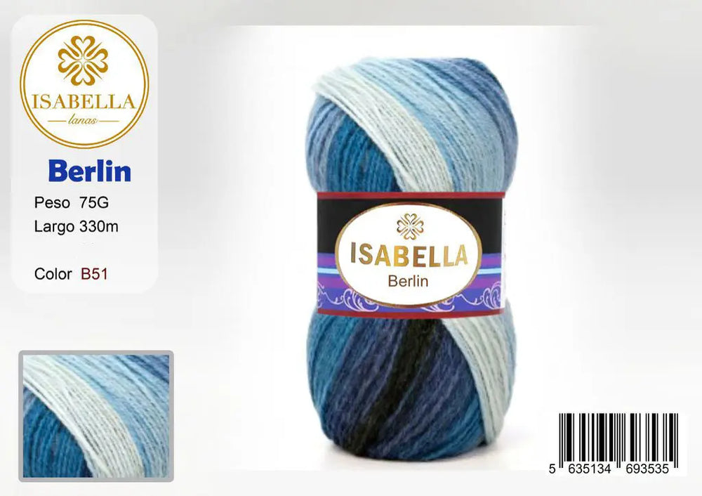 Hilo de Lana Isabella Berlin ISABELLA 纱线
