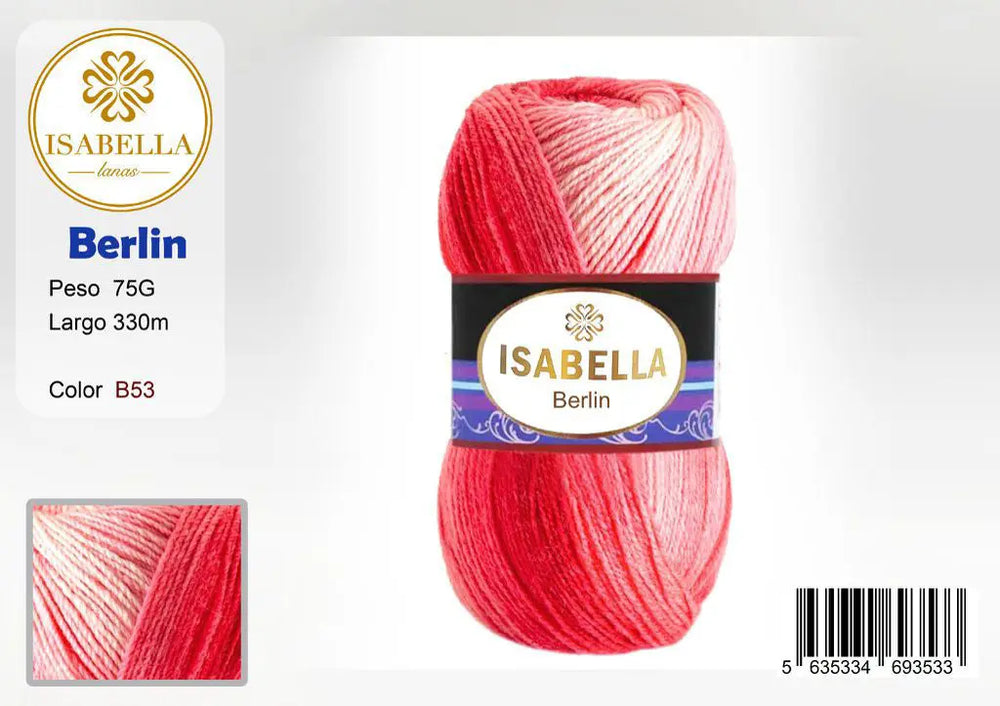 Hilo de Lana Isabella Berlin ISABELLA 纱线