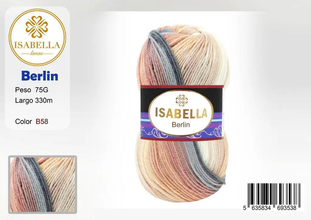 Hilo de Lana Isabella Berlin ISABELLA 纱线