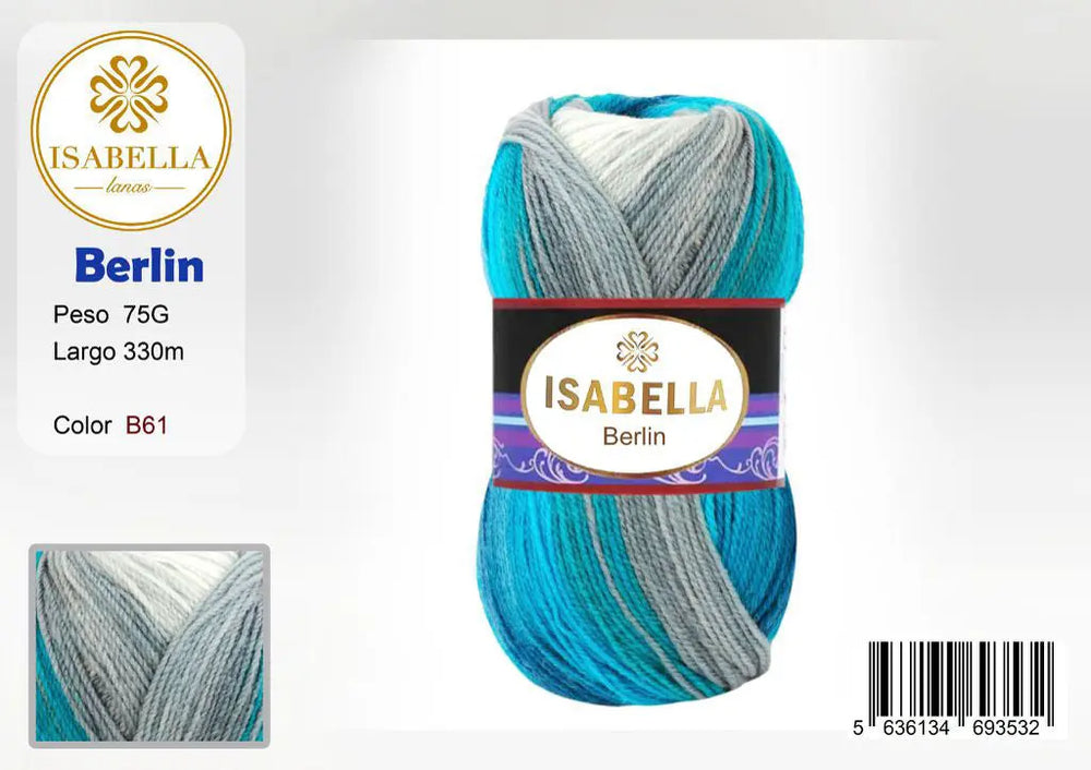 Hilo de Lana Isabella Berlin ISABELLA 纱线
