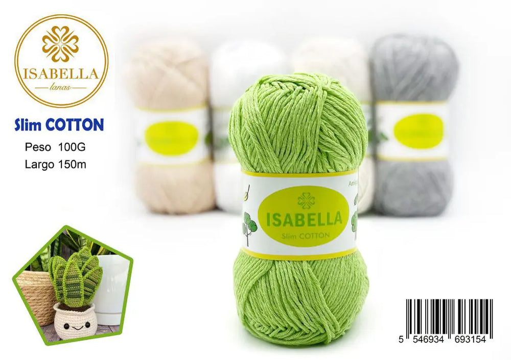 OVILLO HILO ISABELLA CLIM COTTON 100G ISABELLA 纱线