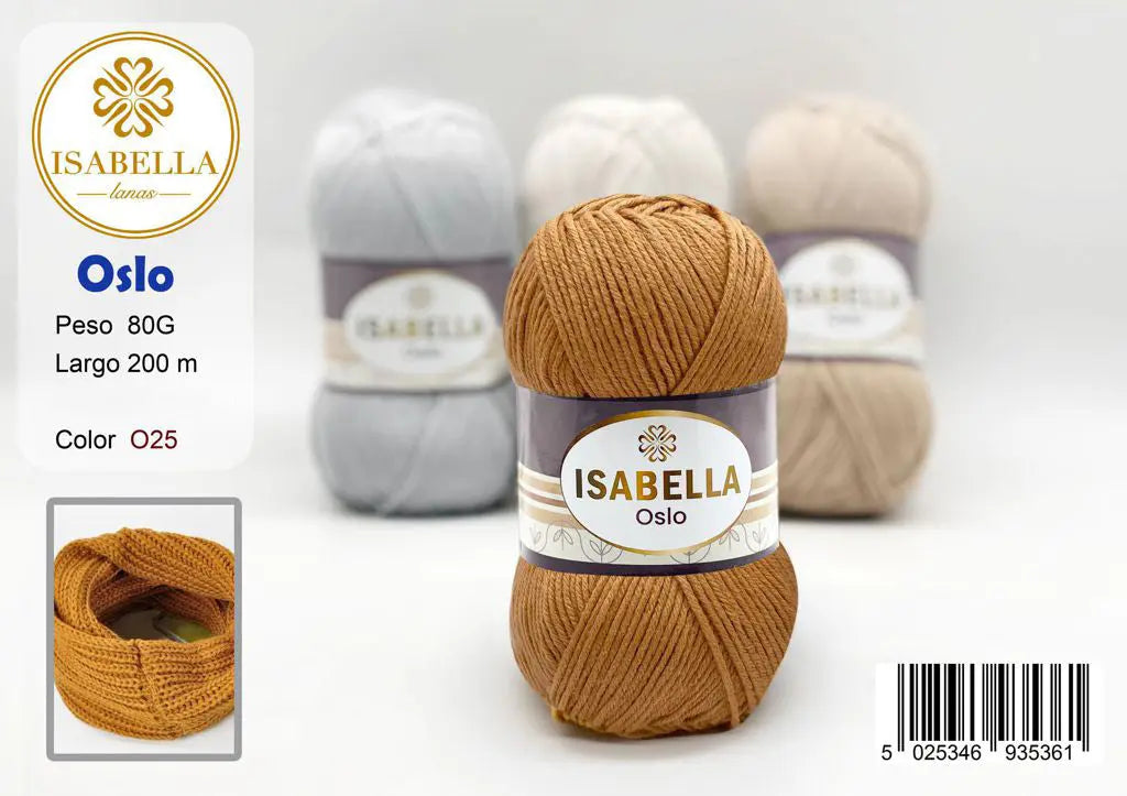 OVILLO HILO ISABELLA OSLO 80g ISABELLA 纱线