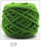 Hilo de terciopelo para tejer a mano 100 g DS