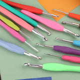 Juego de 76 agujas de crochet con mango DS