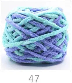 Hilo de terciopelo para tejer a mano 100 g DS