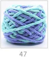 Hilo de terciopelo para tejer a mano 100 g DS