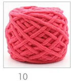 Hilo de terciopelo para tejer a mano 100 g DS