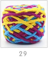 Hilo de terciopelo para tejer a mano 100 g DS