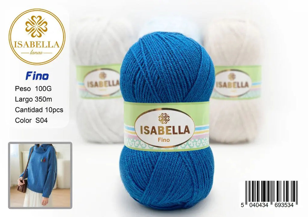 OVILLO HILO ISABELLA FINO 100G ISABELLA 纱线