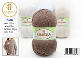OVILLO HILO ISABELLA FINO 100G ISABELLA 纱线