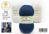 OVILLO HILO ISABELLA FINO 100G ISABELLA 纱线