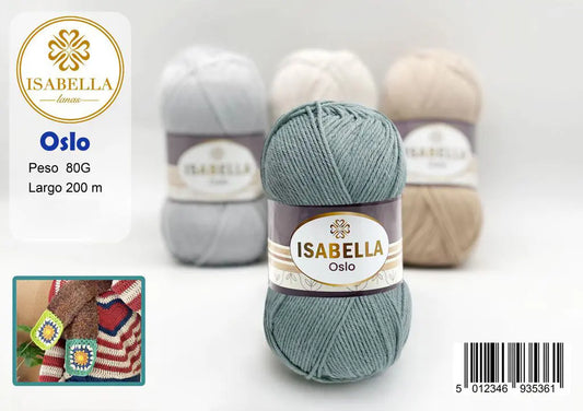 OVILLO HILO ISABELLA OSLO 80g ISABELLA 纱线