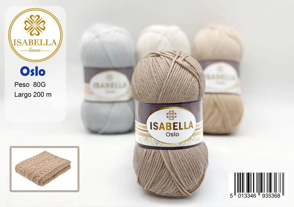 OVILLO HILO ISABELLA OSLO 80g ISABELLA 纱线