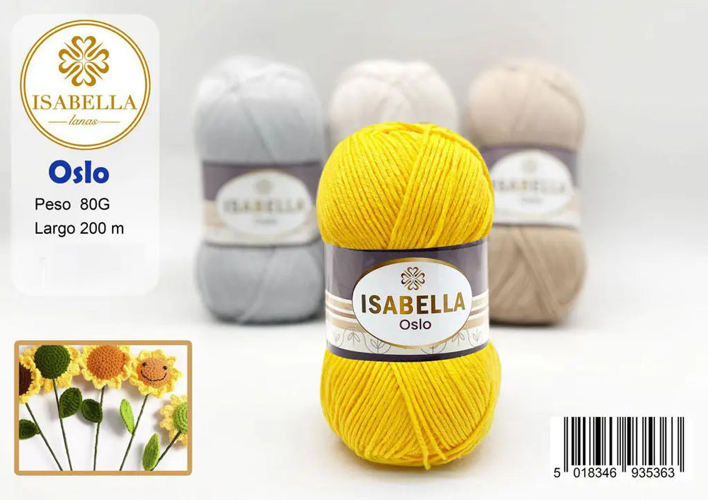 OVILLO HILO ISABELLA OSLO 80g ISABELLA 纱线