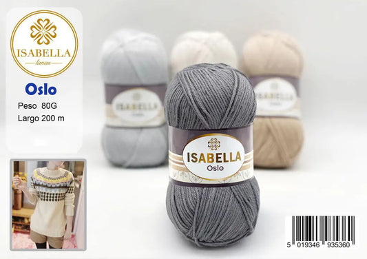 OVILLO HILO ISABELLA OSLO 80g ISABELLA 纱线