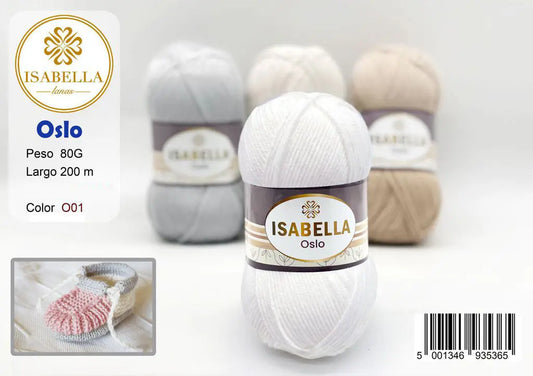 OVILLO HILO ISABELLA OSLO 80g ISABELLA 纱线