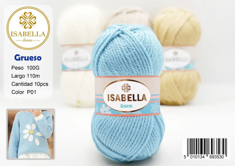 OVILLO HILO ISABELLA GRUESO ISABELLA 纱线
