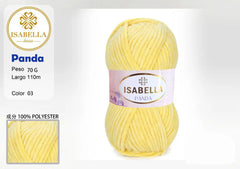 OVILLO HILO ISABELLA PANDA 70G ISABELLA 纱线