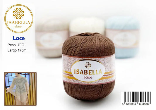 Hilo de Encaje Isabella 70g ISABELLA 纱线