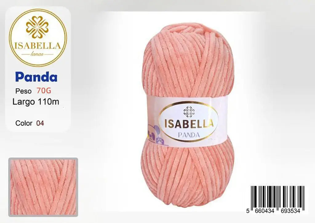 OVILLO HILO ISABELLA PANDA 80G ISABELLA 纱线