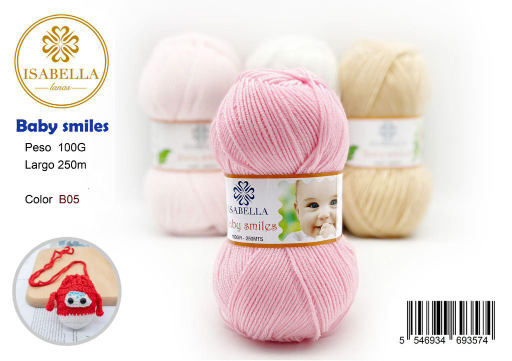 Ovillo Suave Isabella Baby Smiles 100g