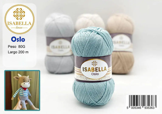 OVILLO HILO ISABELLA OSLO 80g ISABELLA 纱线