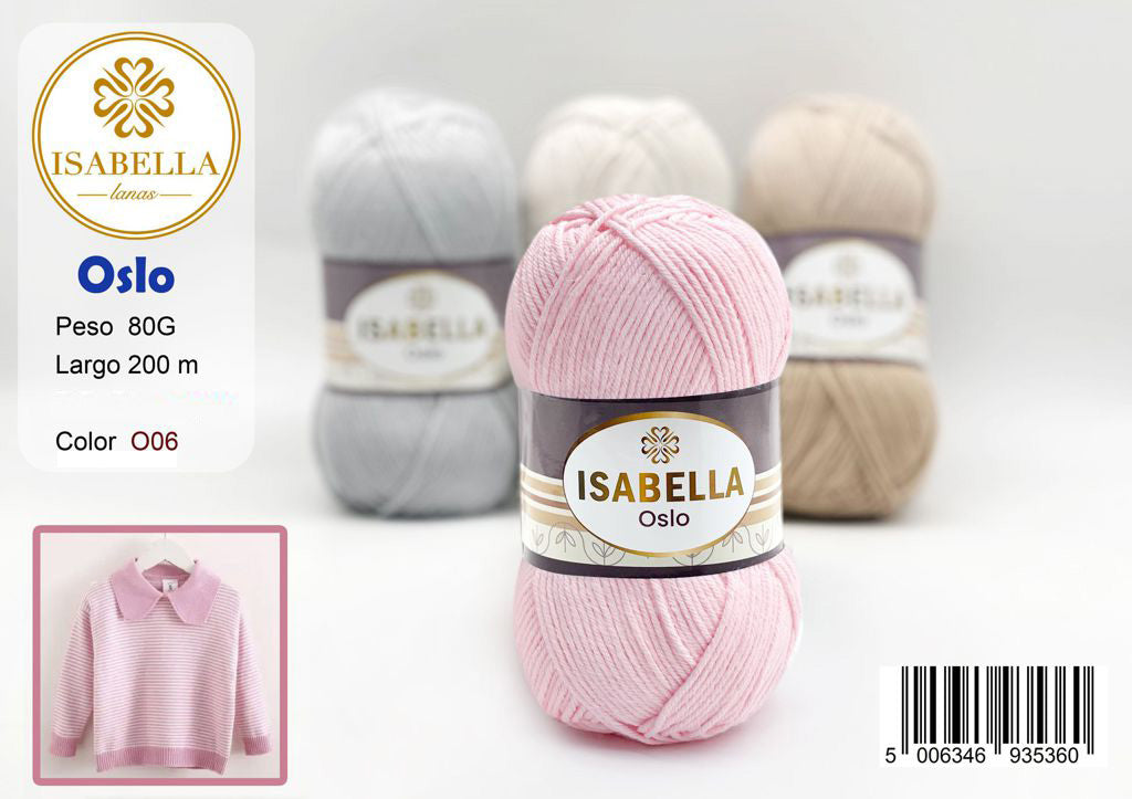 OVILLO HILO ISABELLA OSLO 80g