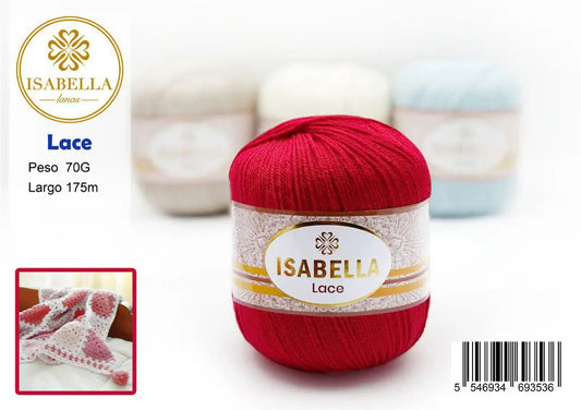 Hilo de Encaje Isabella - OVILLO 70g ISABELLA 纱线