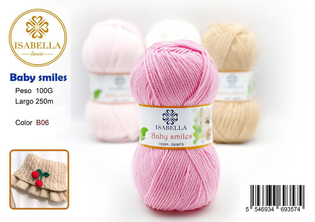 Hilo de Bebé Isabella Sonrisas 100g