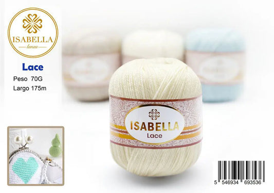 Hilo de Encaje Isabella 70g ISABELLA 纱线