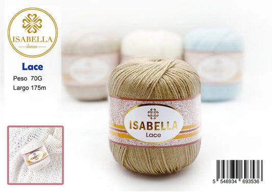 Hilo de Encaje Isabella 70g ISABELLA 纱线