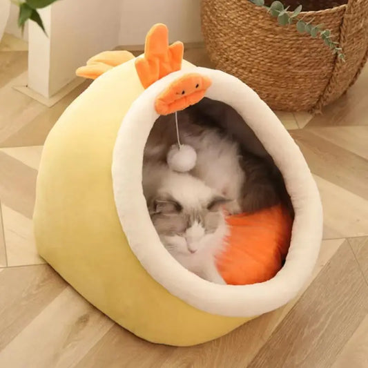 Casa De Gato Para Interiores O Exteriores, Tienda De Campaña Para Gatos, Esterilla Para Perros Pequeños Muy Suave, Bolsa Para Cueva Lavable, Camas Para Gatos, Casa Para Mascotas