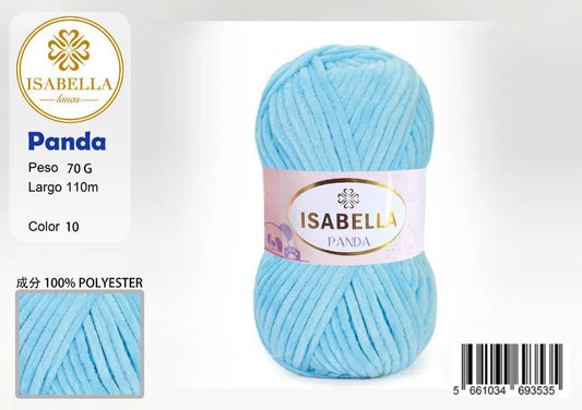 OVILLO HILO ISABELLA PANDA 70G ISABELLA 纱线