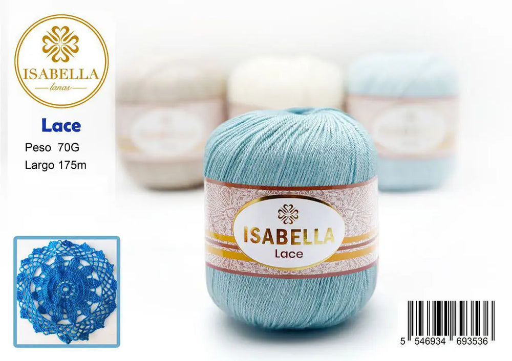 Hilo de Encaje Isabella 70g ISABELLA 纱线