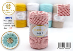 Hilo Isabella Diy Rope 3mm ISABELLA 纱线