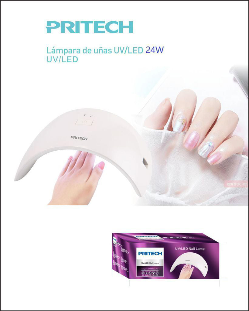 LAMPARA DE UÑA UV/LED 24W 15LED