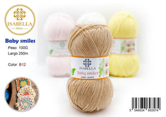 OVILLO DE LANA ISABELLA BABY SMILES 100G