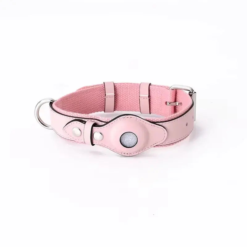 Collar De Cuero Para Perro, Collares Ajustables Para Mascotas Con Diseño De Lujo Para Apple Airtag, Dispositivo De Posicionamiento, Cubierta, Accesorios Para Gatos