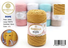 Hilo Isabella Diy Rope 3mm ISABELLA 纱线