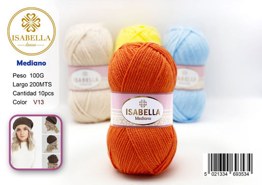 OVILLO HILO ISABELLA MEDIANO 100G