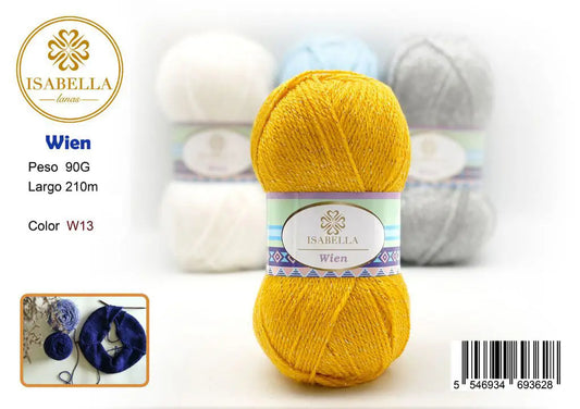 OVILLO DE HILO ISABELLA WIEN 90G ISABELLA 纱线