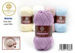 Hilo de Lana Isabella Asturias 80g ISABELLA 纱线