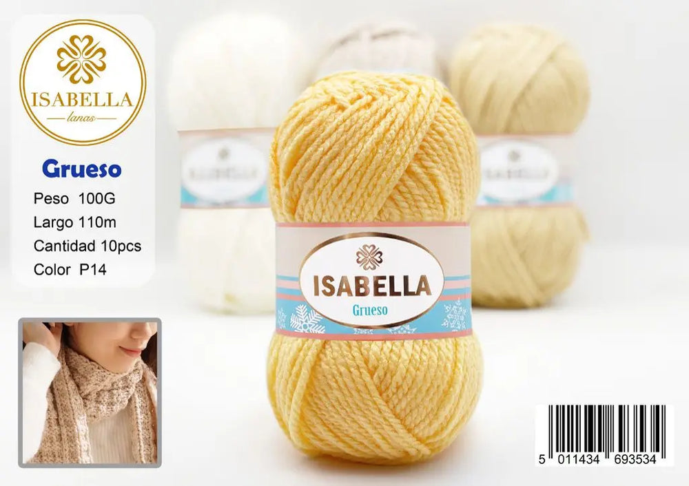 OVILLO HILO ISABELLA GRUESO ISABELLA 纱线
