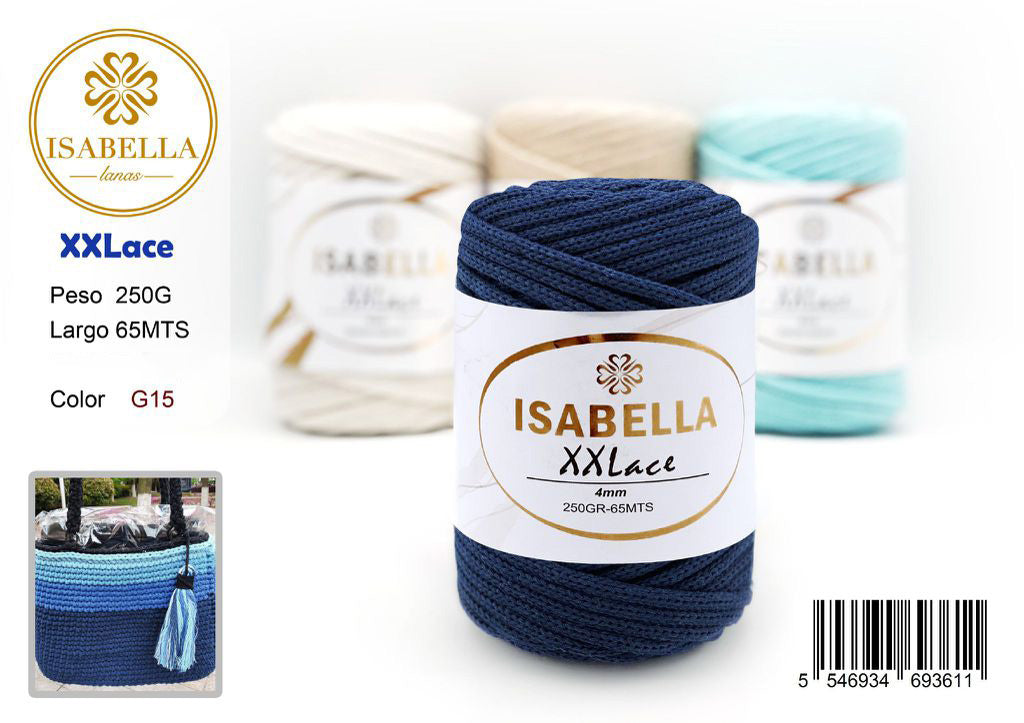 MACROME ISABELLA XXLACE 250G: Hilo de Tejer de Alta Calidad