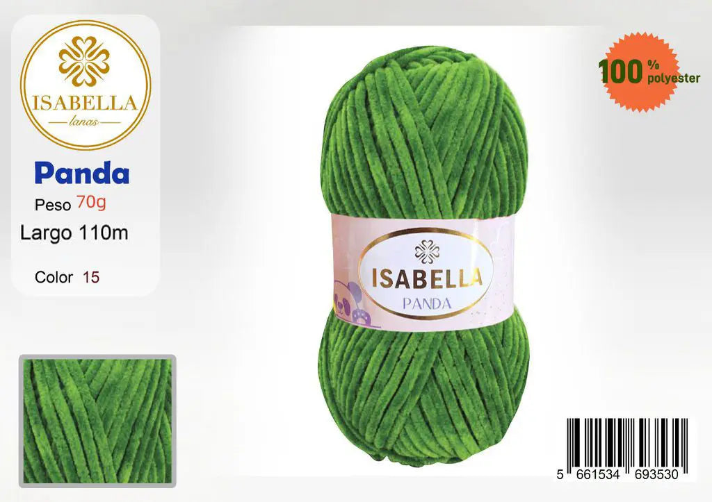 OVILLO HILO ISABELLA PANDA 70G ISABELLA 纱线