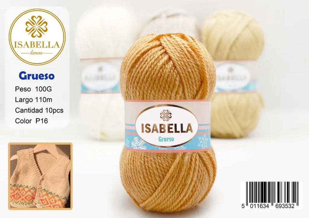 OVILLO HILO ISABELLA GRUESO ISABELLA 纱线