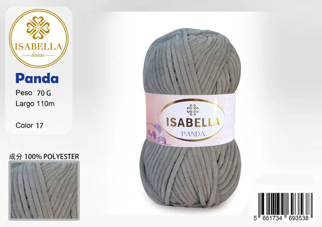 OVILLO HILO ISABELLA PANDA 70G ISABELLA 纱线