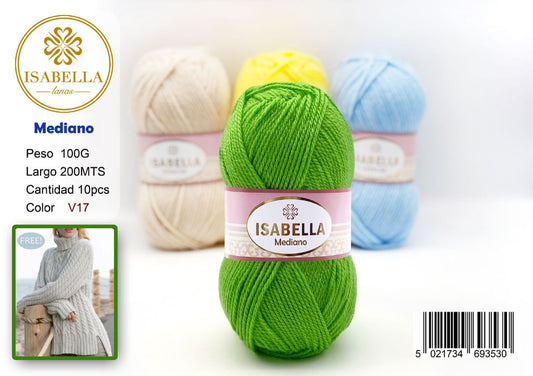 OVILLO HILO ISABELLA MEDIANO 100G