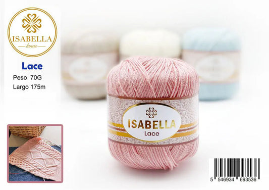 Hilo Isabella Lace 70g de OVILLO ISABELLA 纱线